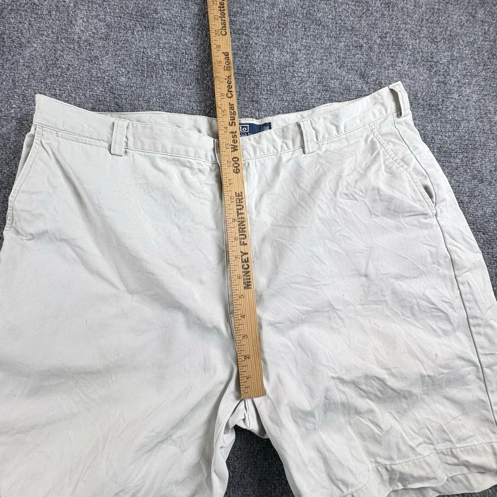 VTG Y2K Polo Ralph Lauren Shorts Men 42‎ Khaki Philip Distressed Preppy Workwear